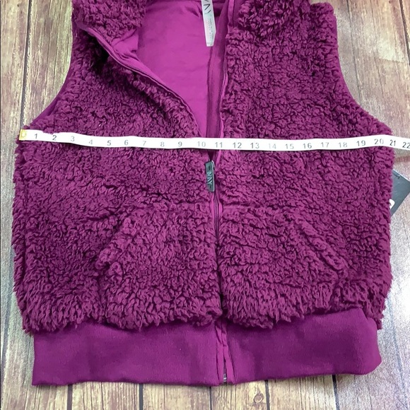 ❄️NWT Marc New York Purple Sherpa Vest❄️ - Picture 7 of 8